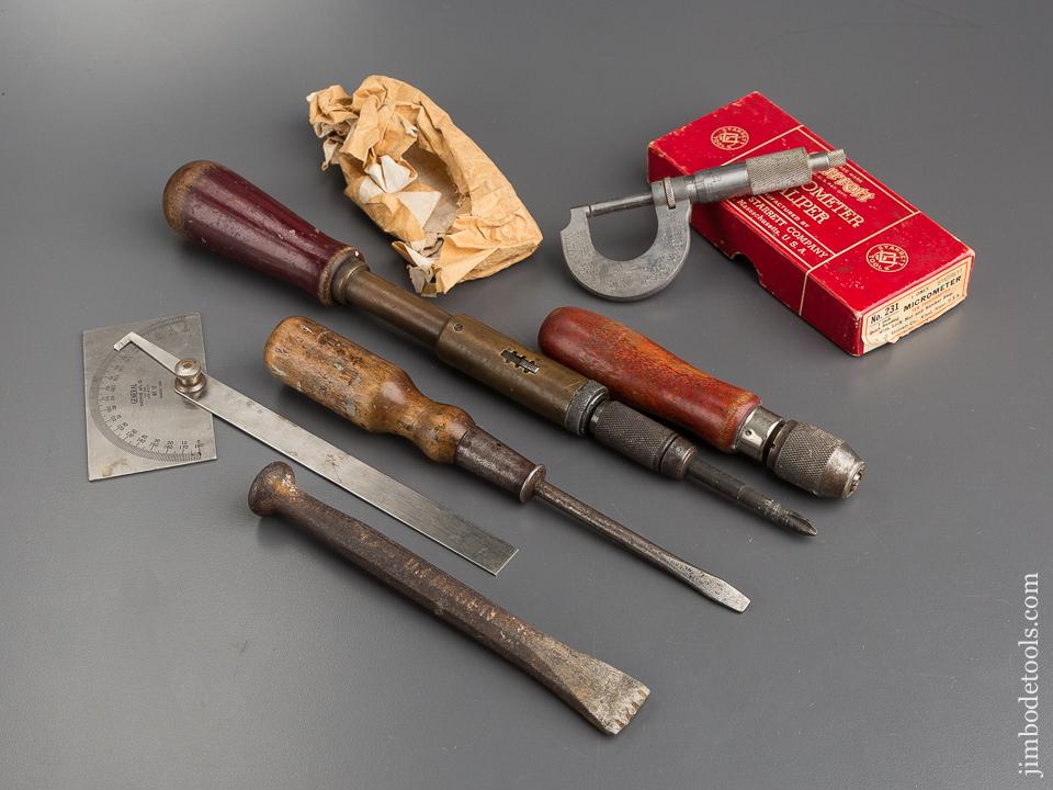 Job Lot of Six Antique Tools - 78985K