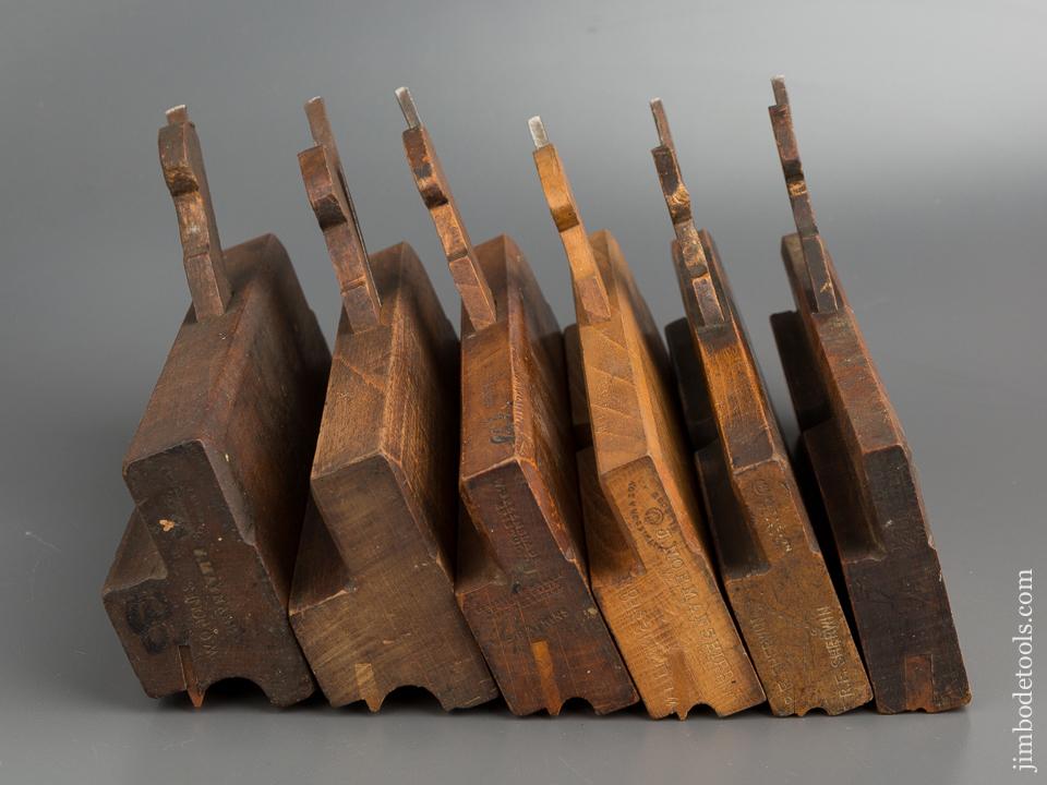 Graduated Working Set of Six Side Bead Moulding Planes - 79246R