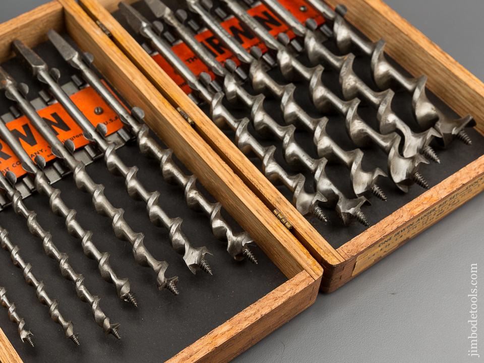 Complete Set of IRWIN Auger Bits in Original Box - 79362