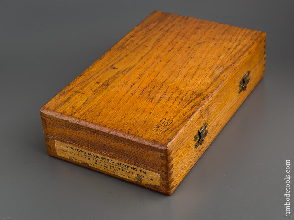 Complete Set of IRWIN Auger Bits in Original Box - 79362