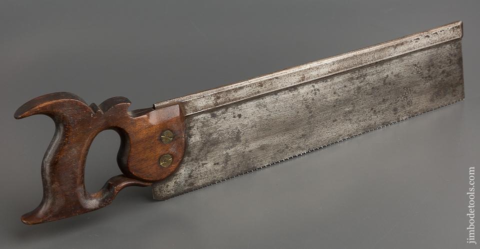 RARE! 18th Century BARBER & GENN Back Saw circa 1787-1817 EXTRA FINE - 79400U