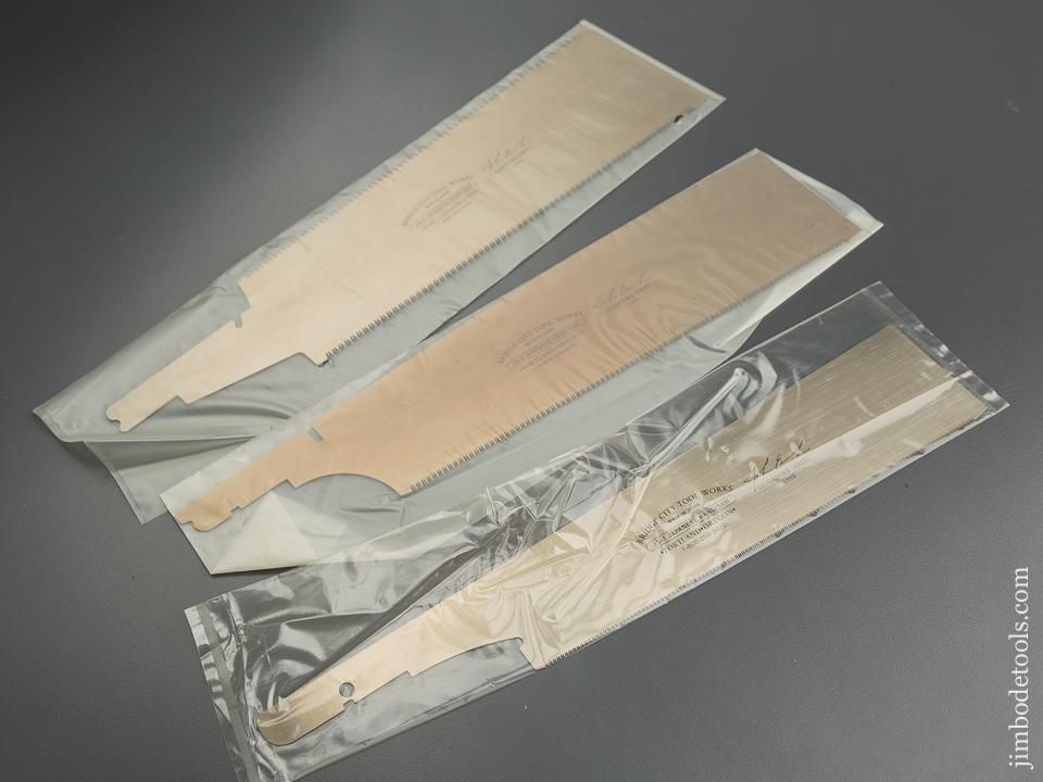 Three Replacement Blades for BRIDGE CITY TOOL CO Japanese Saws NEW in Original Packaging - 79460