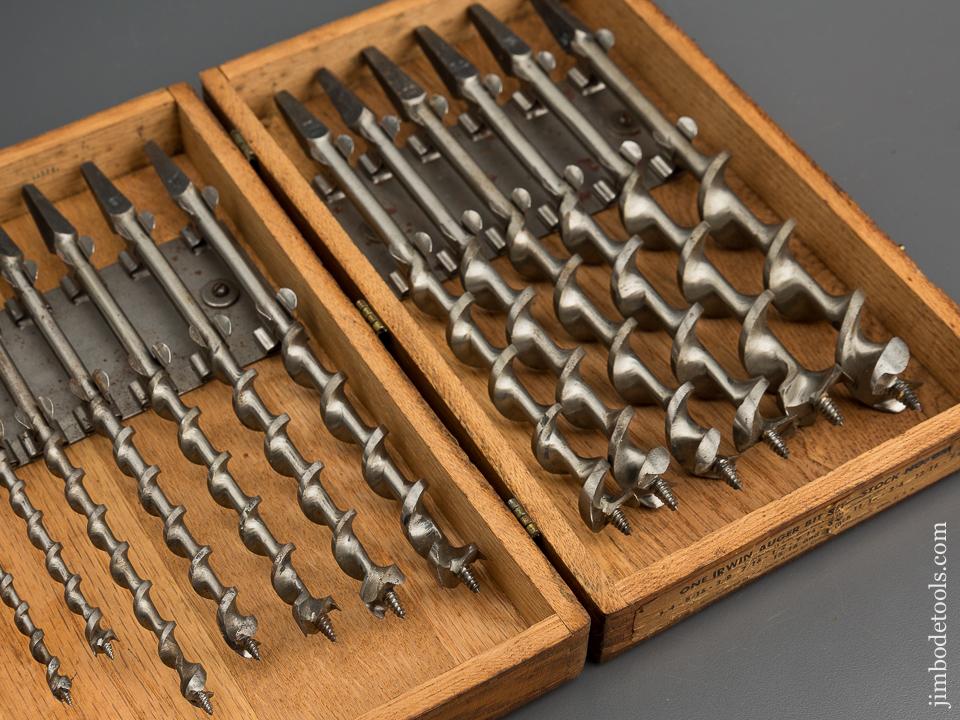 Complete Set of IRWIN Auger Bits in Original Box - 79549