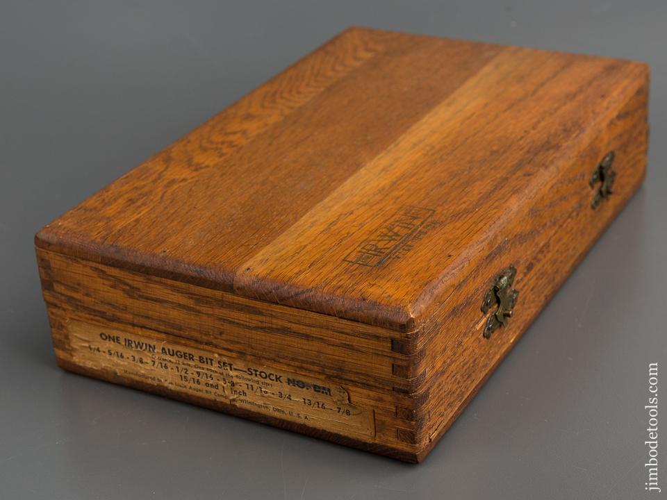 Complete Set of IRWIN Auger Bits in Original Box - 79549