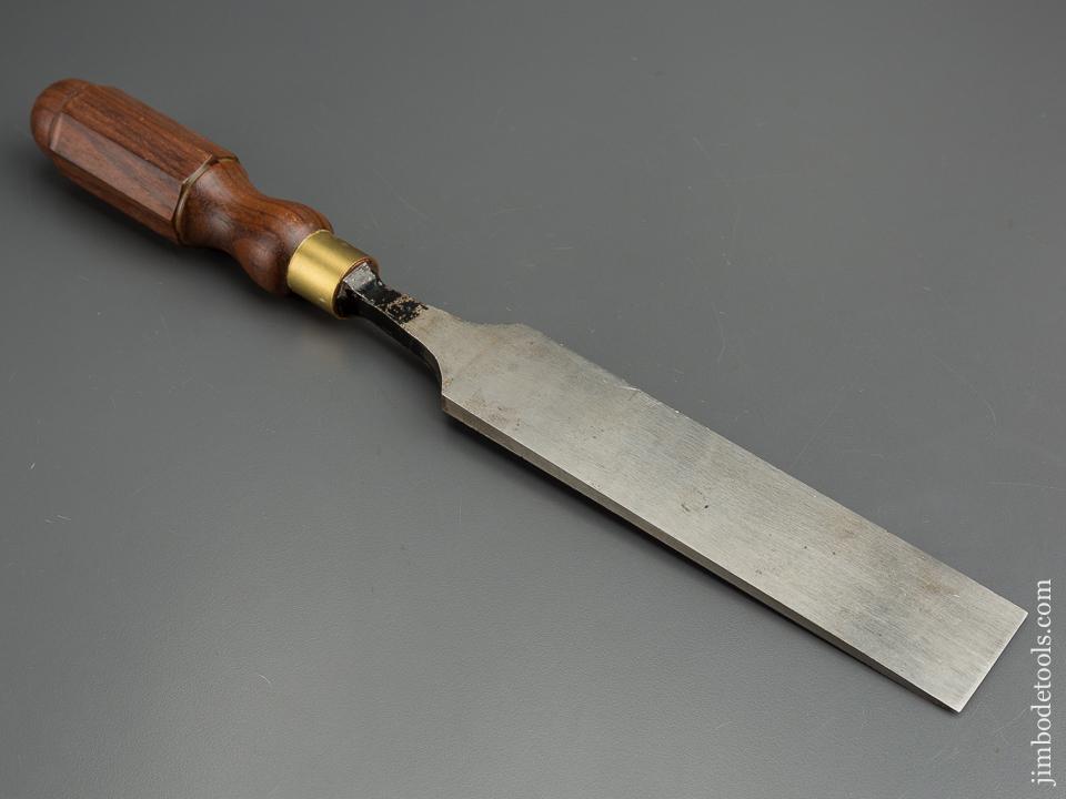 1 3/4 16 5/8 inch JAMES SWAN Rosewood Handled Heavy Tang Firmer Chisel NEW OLD STOCK - 79556