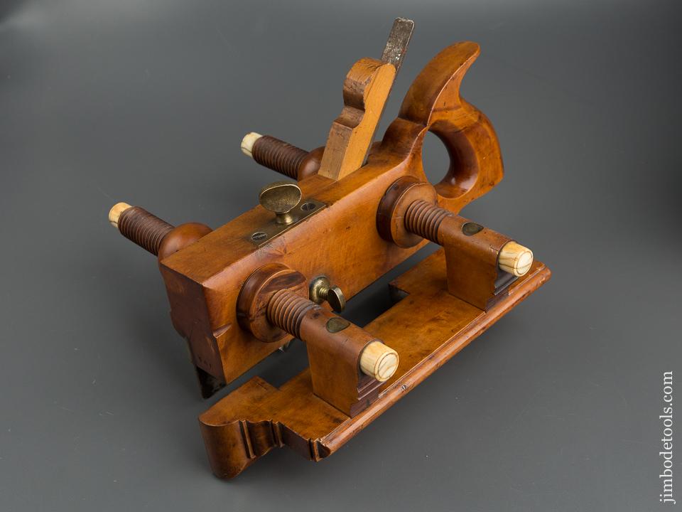 A. MEIER & CO ST. LOUIS MO Solid Boxwood Plow Plough Plane circa 1838-72 FINE - 79559U
