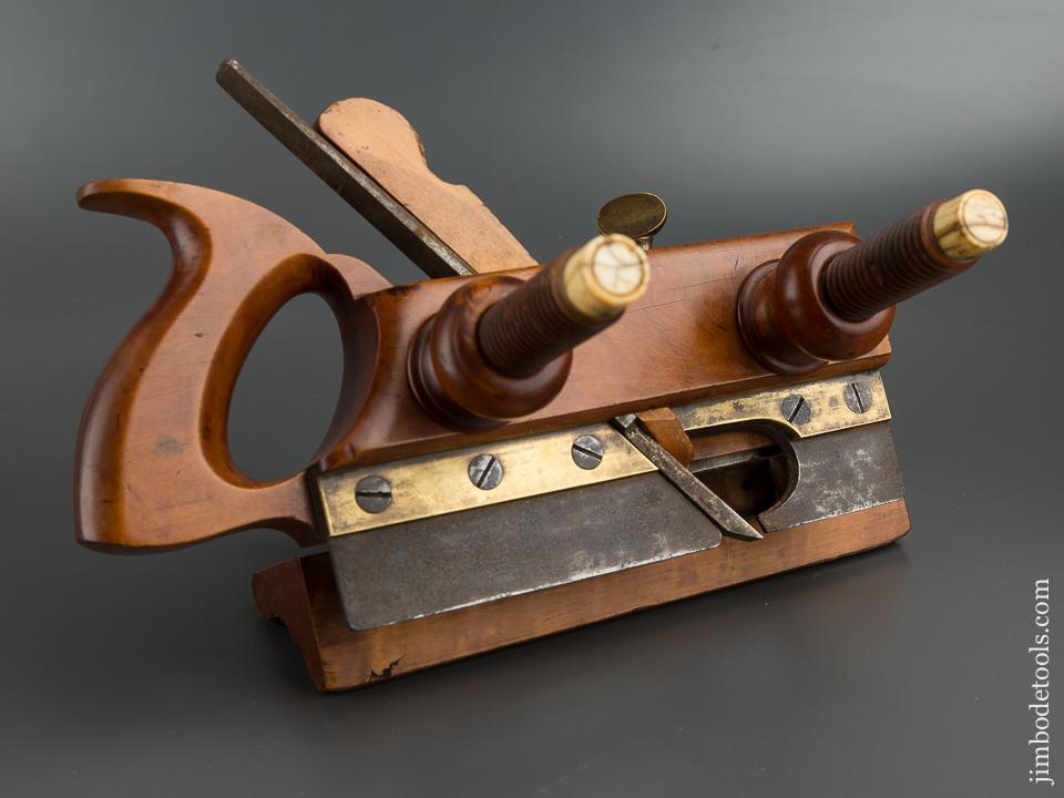 A. MEIER & CO ST. LOUIS MO Solid Boxwood Plow Plough Plane circa 1838-72 FINE - 79559U