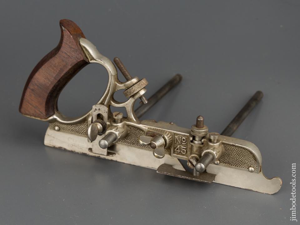 STANLEY No. 45 Combination Plane 100% COMPLETE in Original Box - 79576