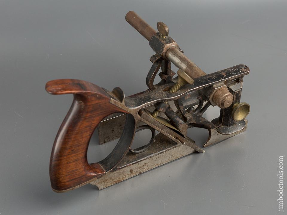 Fine PHILLIPS Patent August 13, 1867 Plow Plough Plane with One Cutter and Both Stops - 79595