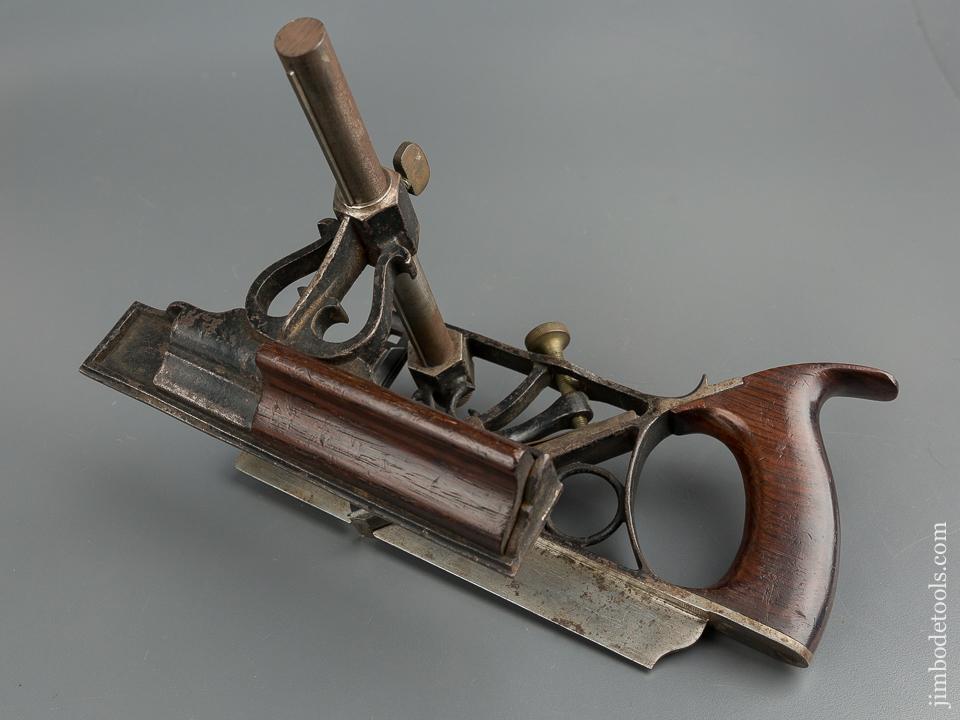 Fine PHILLIPS Patent August 13, 1867 Plow Plough Plane with One Cutter and Both Stops - 79595