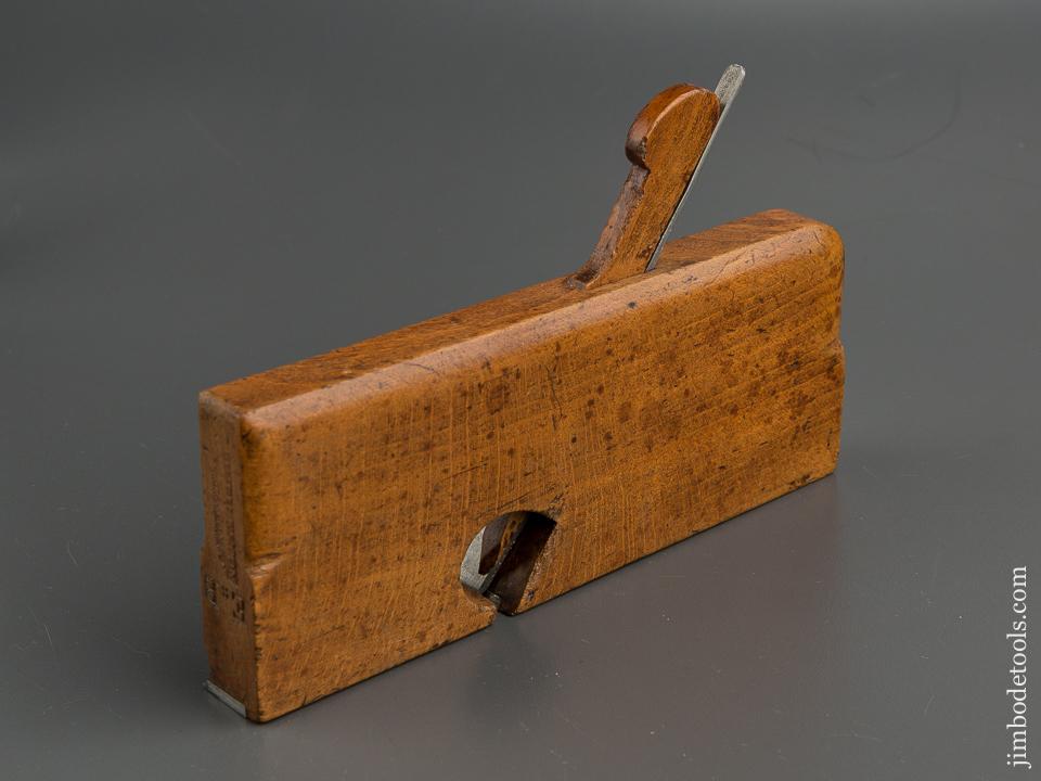 RARE 7 1/2 inch Side Snipe Plane with Steel Sole by T. TILESTON BONSTON circa 1802-66 FINE - 79627