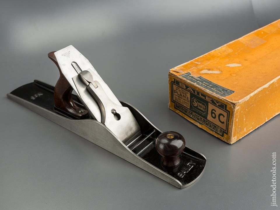RARE Type 11 STANLEY No. 6C Fore Plane circa 1910-18 MINT in Original Box - 79628