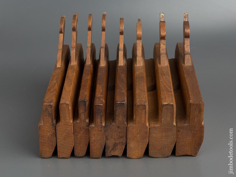 Four FINE Pair of ANDRUSS Hollows & Rounds Molding Planes circa 1821-41 Newark, NJ - 79726