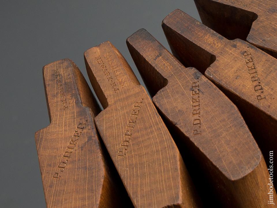 Four FINE Pair of ANDRUSS Hollows & Rounds Molding Planes circa 1821-41 Newark, NJ - 79726