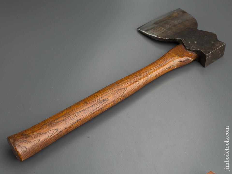 Great Scary Sharp Two Pound PLUMB Single Bevel Side Axe with Leather Sheath - 79784