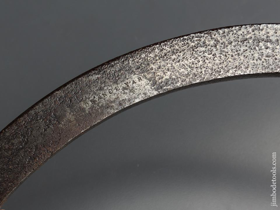 Dated 1863 Ordnance (Cannonball) Caliper Marked "ORDNANCE YARD N_T_N 1863" - 79807R