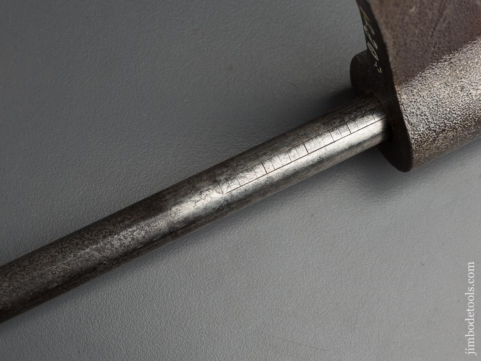 Dated 1863 Ordnance (Cannonball) Caliper Marked "ORDNANCE YARD N_T_N 1863" - 79807R