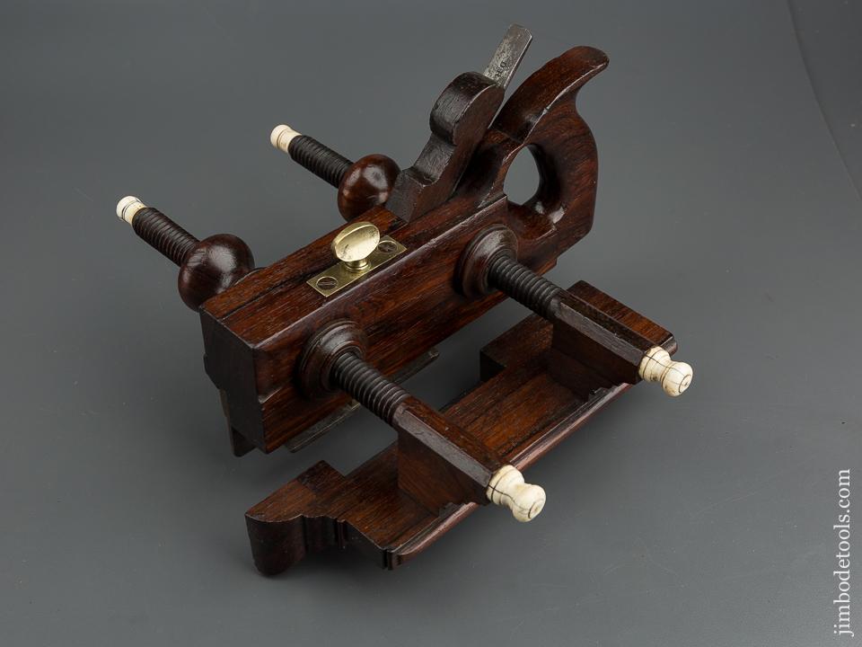 Magnificent Brazilian Rosewood Plow Plough Plane by D.R. BARTON circa 1823-1918 Rochester, NY - 79906U