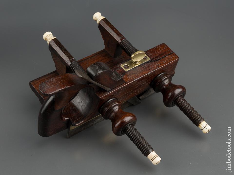 Magnificent Brazilian Rosewood Plow Plough Plane by D.R. BARTON circa 1823-1918 Rochester, NY - 79906U