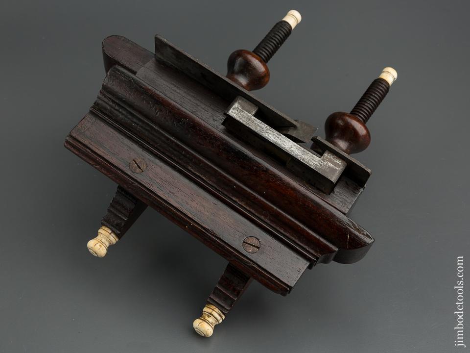 Magnificent Brazilian Rosewood Plow Plough Plane by D.R. BARTON circa 1823-1918 Rochester, NY - 79906U