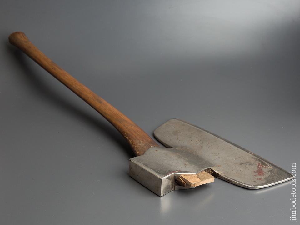 Wonderful 6 1/2 pound Offset Hewing Axe by W. KEPHART SINNAMAHONING PA - 79922