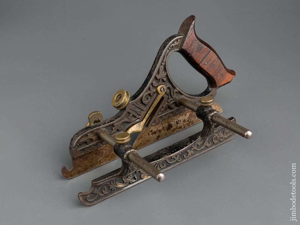 Crisp MILLERS Patent STANLEY No. 43 Ornate Plow Plane - 79927