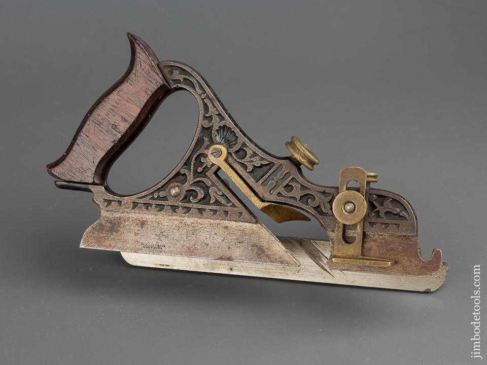 Crisp MILLERS Patent STANLEY No. 43 Ornate Plow Plane - 79927
