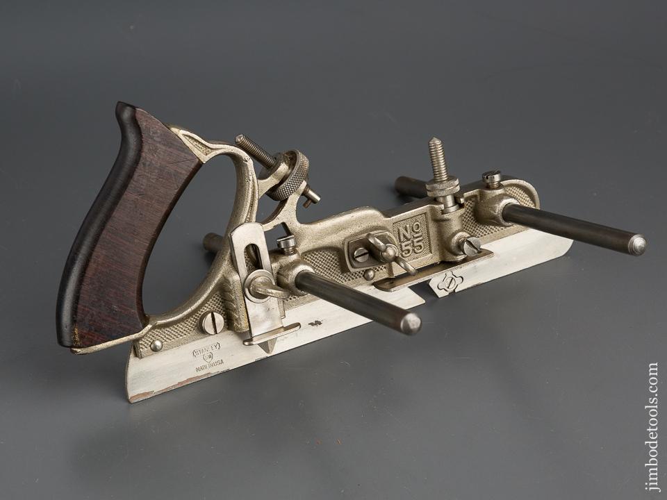 Near Mint! STANLEY No. 55 Combination Plane 100% COMPLETE in Original Box SWEETHEART - 80030