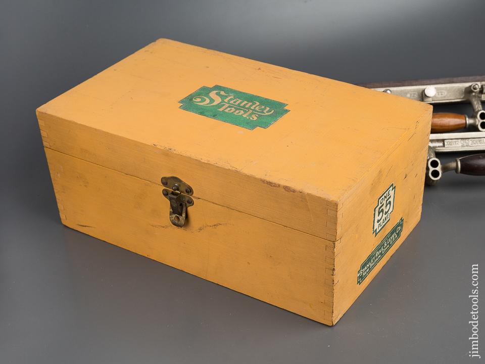 Near Mint! STANLEY No. 55 Combination Plane 100% COMPLETE in Original Box SWEETHEART - 80030
