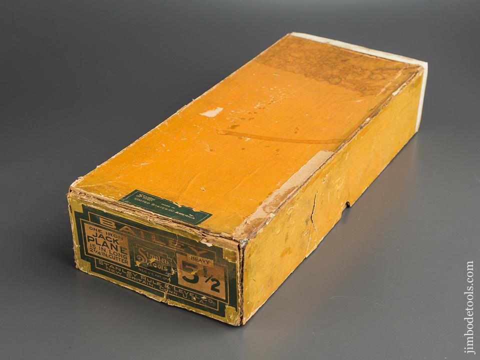 Unheard Of! STANLEY No. 5 1/2H Heavy Jumbo Jack Plane DROP DEAD MINT in Original Box - 80070U