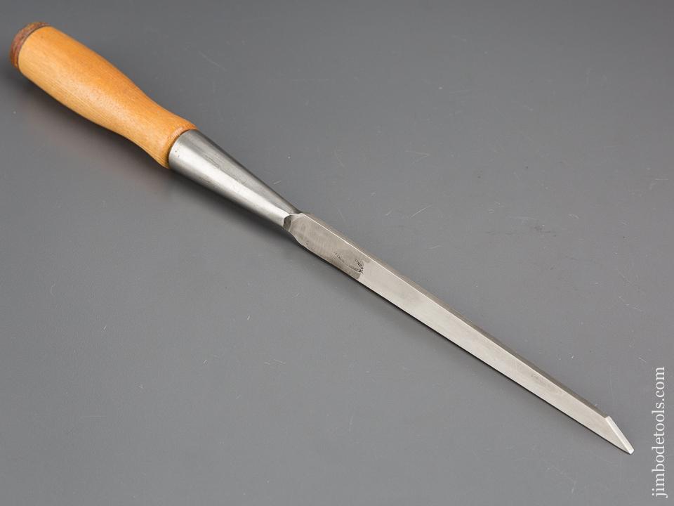 MINT 1/8 x 14 inch JAMES SWAN Socket Firmer Chisel NEW OLD STOCK - 80110