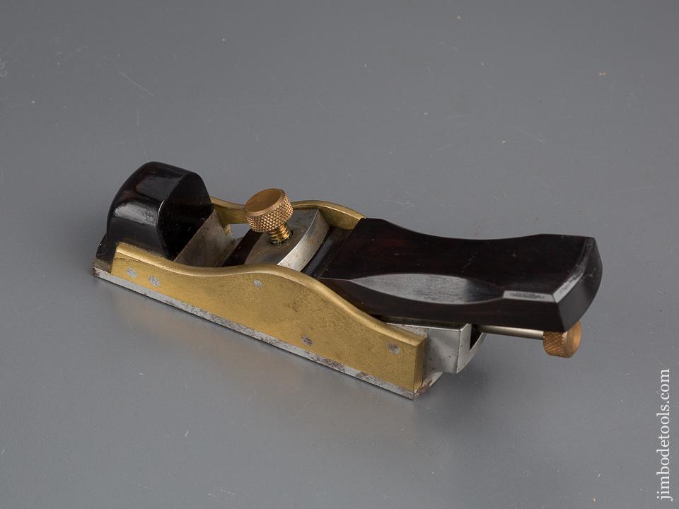 Ebony Infill HENLEY OPTICAL No. A31 Thumb/Miter Plane with Rabbet Opening - 80125U