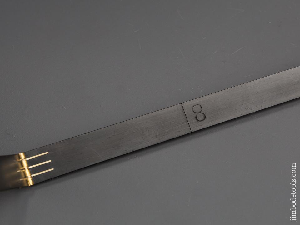 Unusual 24 inch Two Fold Ebony Rule FINE - 80177U