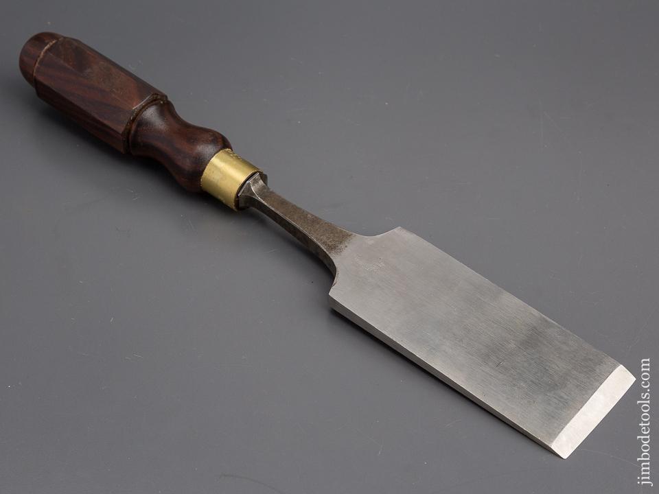 NEW OLD STOCK 2 1/2 x 15 inch JAMES SWAN Rosewood Handled Tang Firmer Chisel UNUSED - 80190
