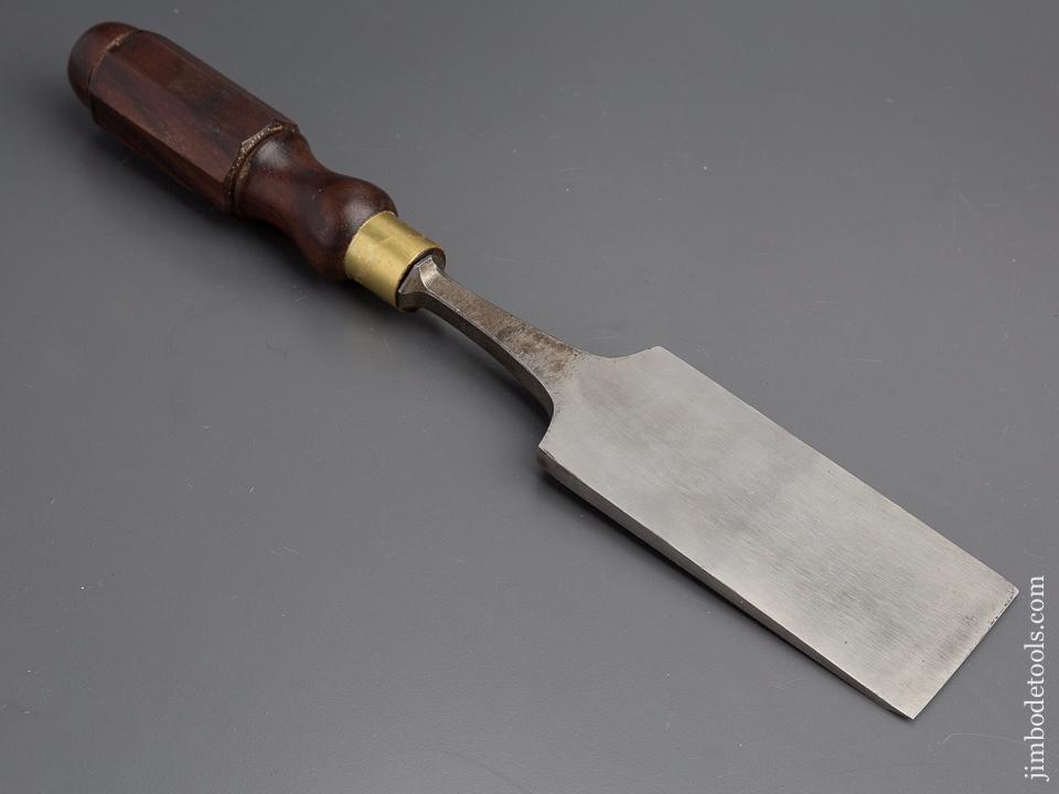 NEW OLD STOCK 2 1/2 x 15 inch JAMES SWAN Rosewood Handled Tang Firmer Chisel UNUSED - 80190