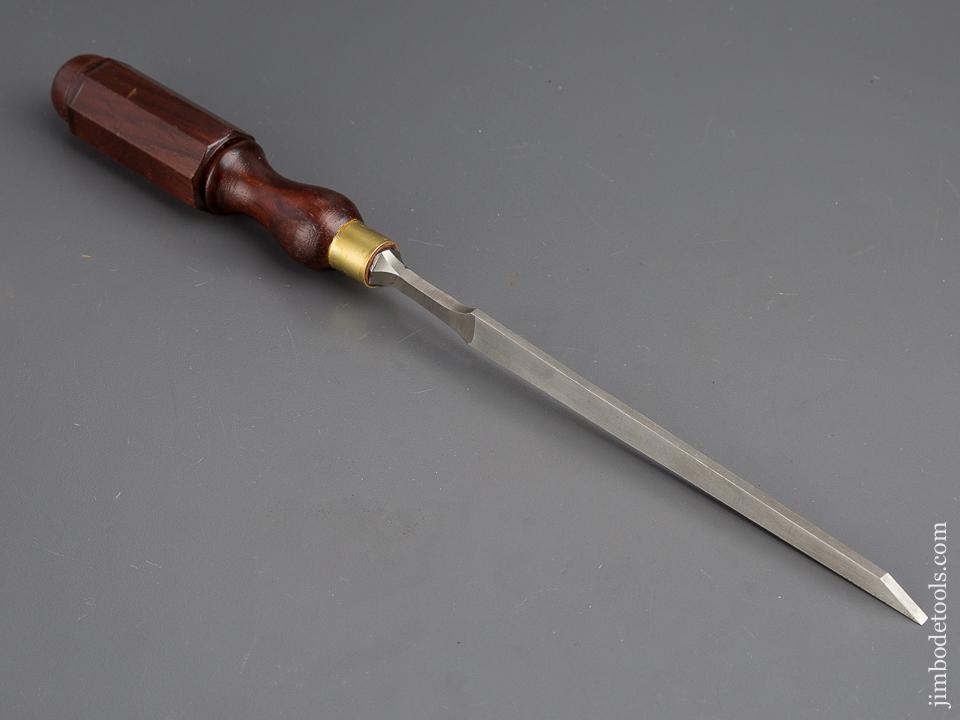 UNUSED 1/8 x 13 inch JAMES SWAN Rosewood Handled Tang Chisel NEW OLD STOCK - 80200