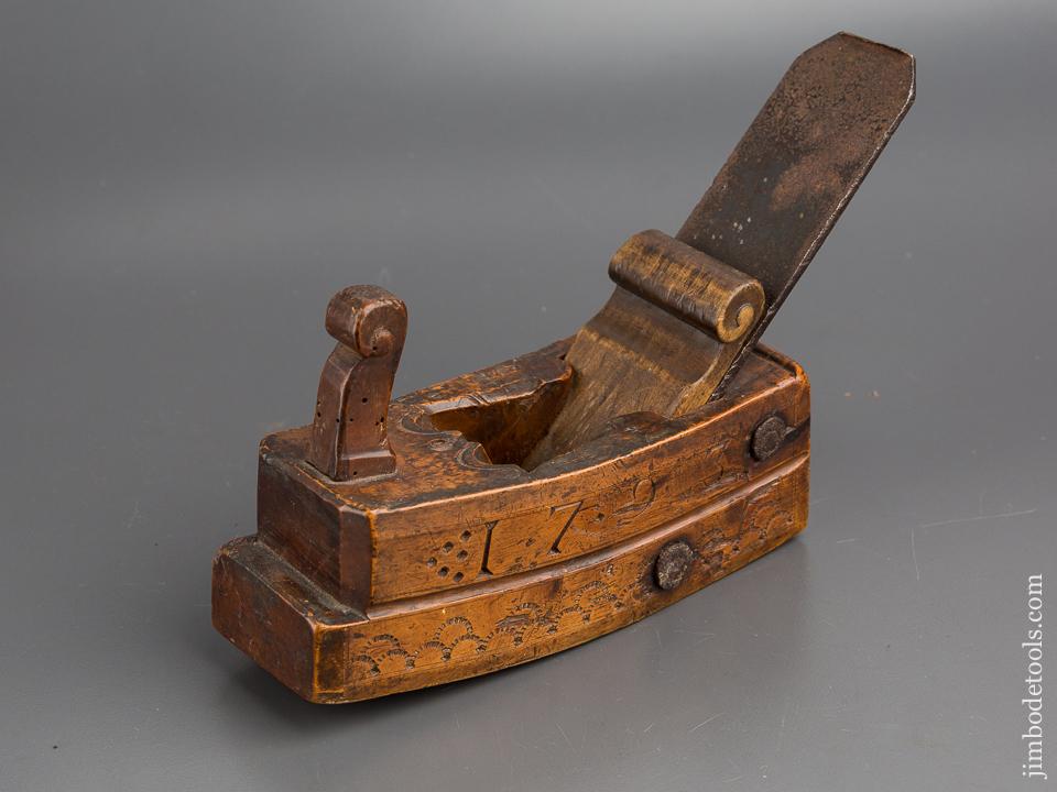 Fancy European Compass Plane Dated 1793 - 80258U