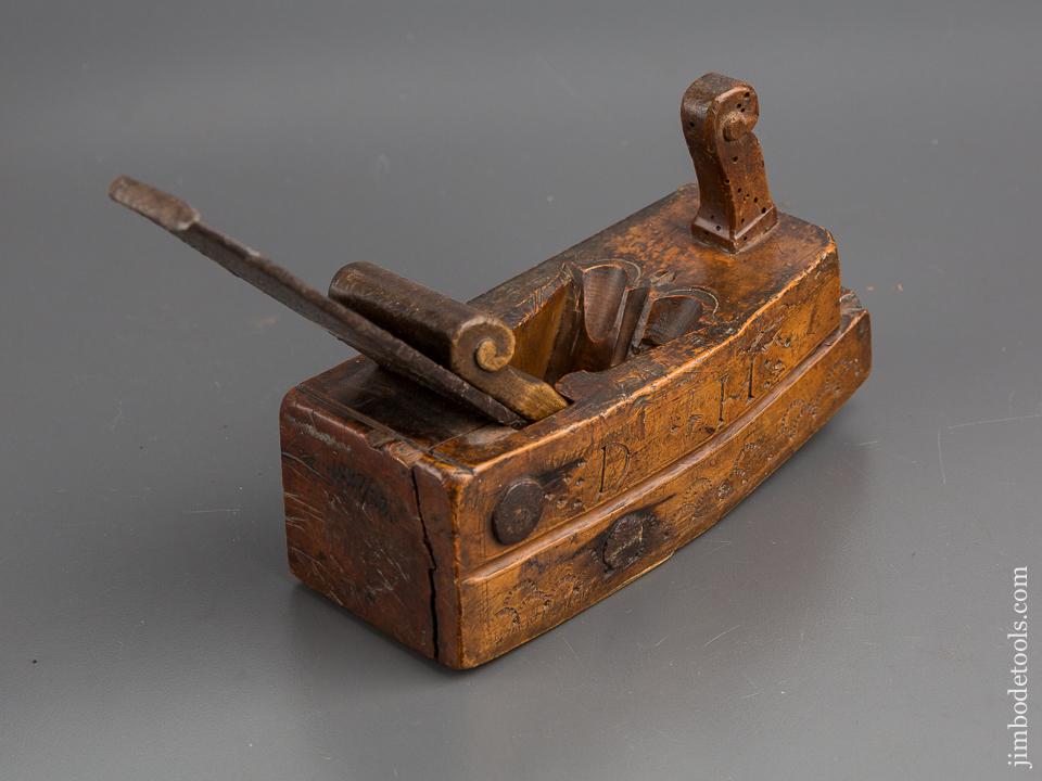 Fancy European Compass Plane Dated 1793 - 80258U