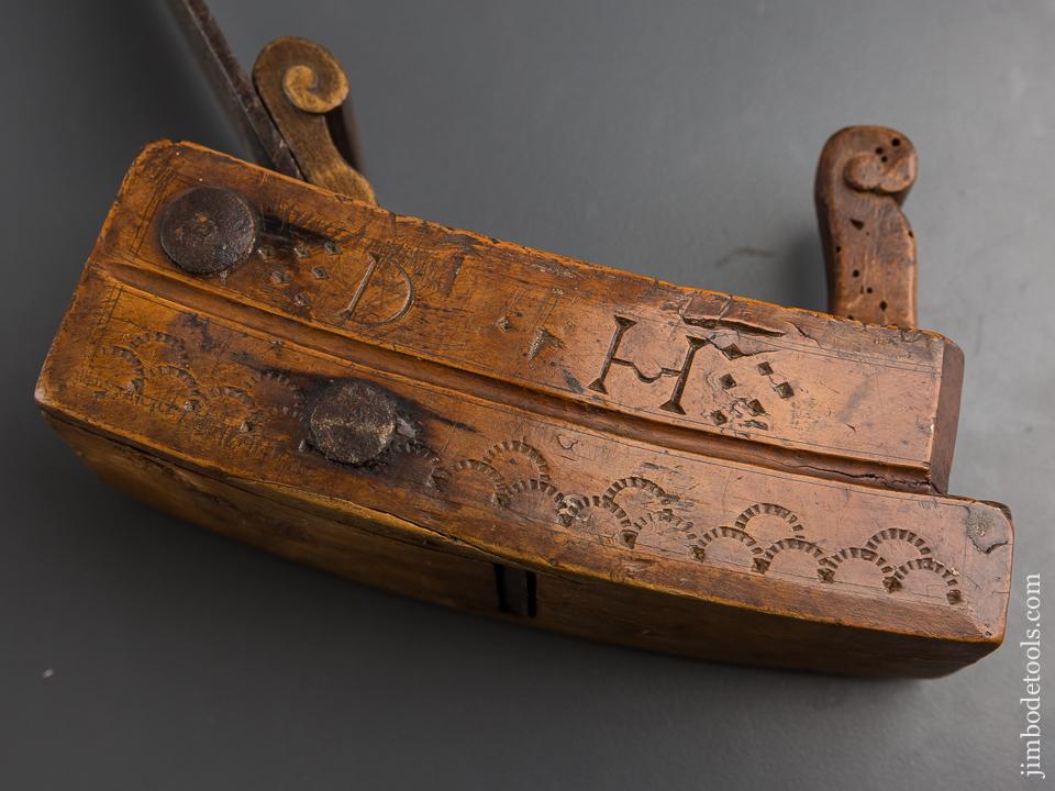 Fancy European Compass Plane Dated 1793 - 80258U