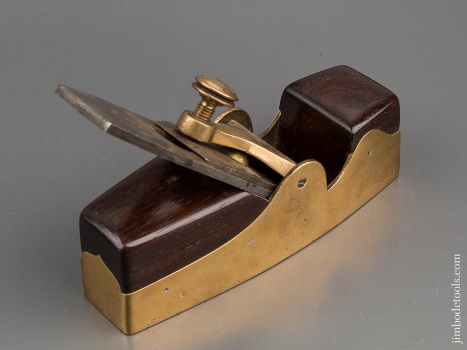 Awesome Gunmetal Smooth Plane with Rosewood Infill EXTRA FINE - 80499