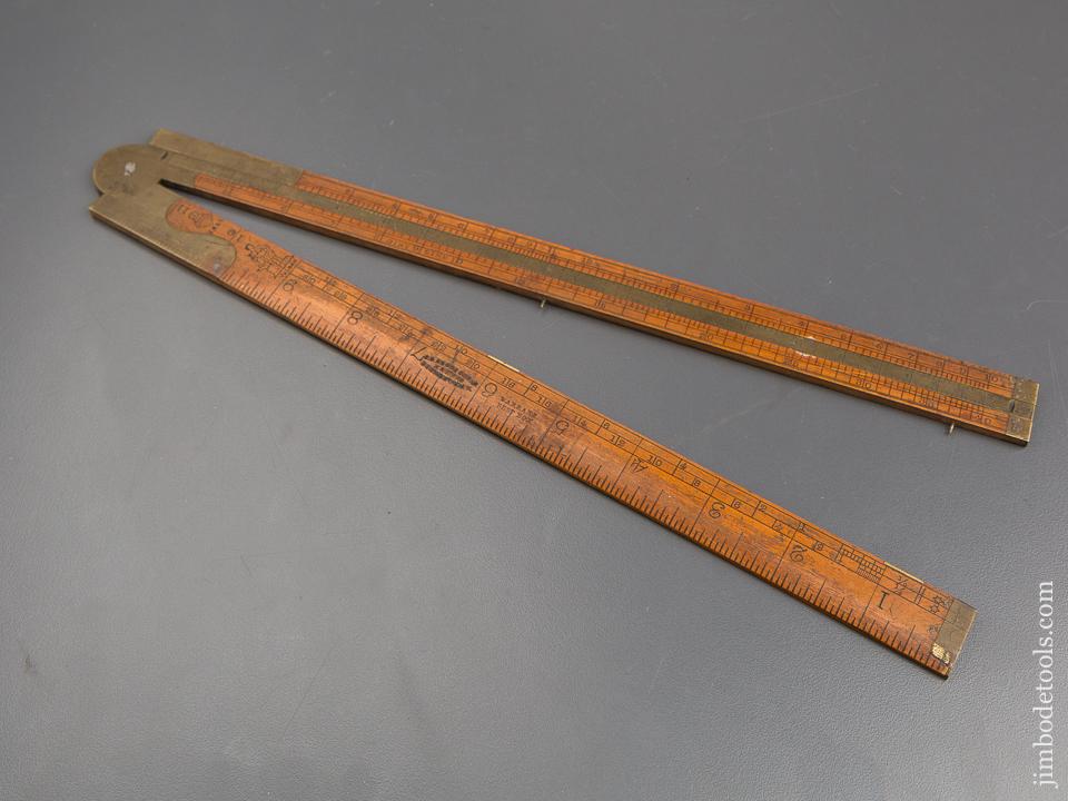 FINE Two Foot RABONE VULCAN Boxwood Rule - 80511U