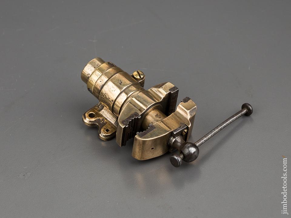 Fabulous Miniature Brass & Steel Patternmaker's Vise with Dual Rotating Jaws - 80570U