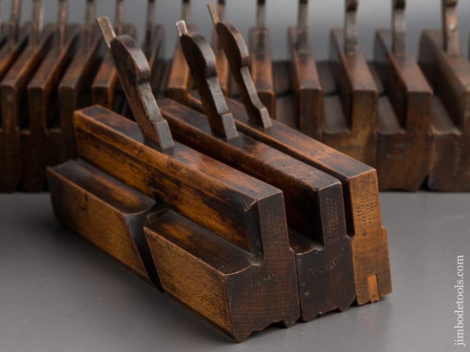 Crisp Set of 24 Moulding Planes by GLEAVE circa 1832-1868 Manchester - 80597