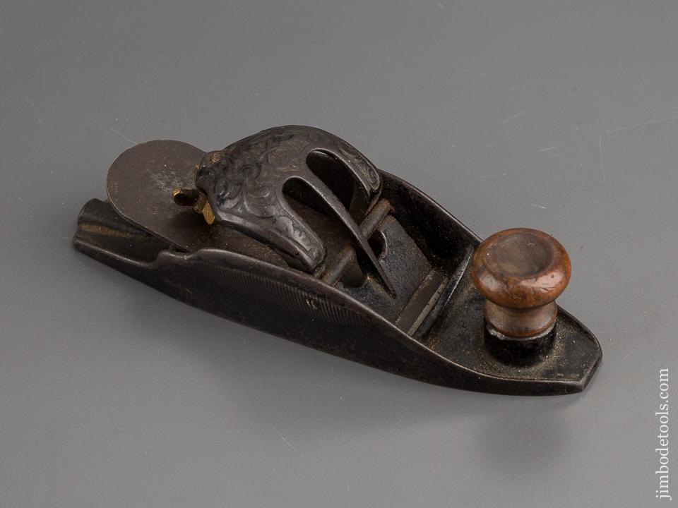 Extra Fine! Type One STANLEY No. 110 Shoe Buckle Block Plane circa 1874-75 - 80664