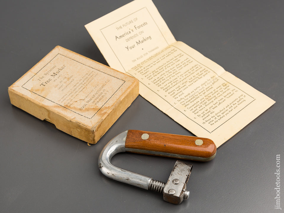 "The Syracuse Tree Marker" Race Knife by COOK MANUFACTURING CO. MINT in its Original Box - 80721R