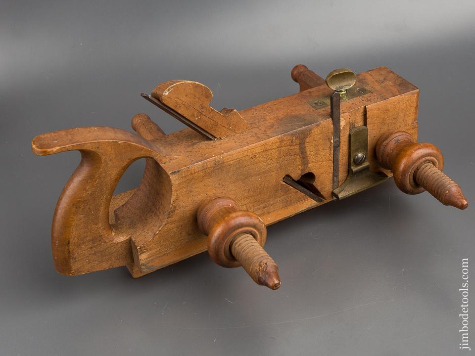 Crisp & Scarce! D.R. BARTON Screw Arm Moving Filletster Plane circa 1832-74 EXTRA FINE - 80926
