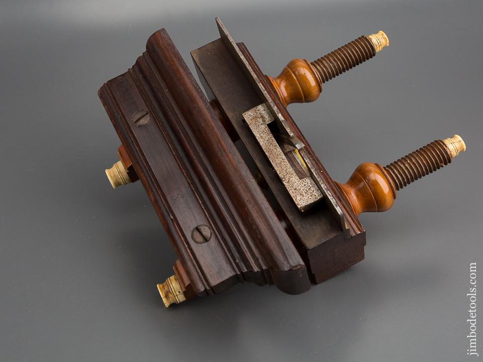 CASEY & CO Rosewood Plow Plane with Ivory Tips circa 1830-50s EXTRA FINE - 80927U