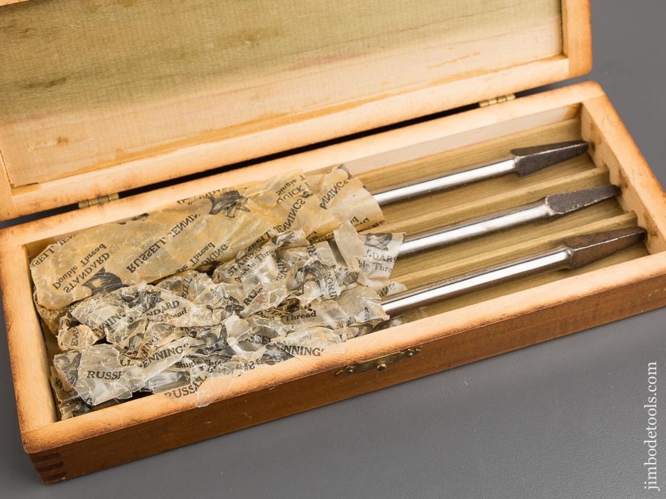 EARLY Complete Set of 14! RUSSELL JENNINGS Auger Bits MINT in Original 3 Tiered Box -80935