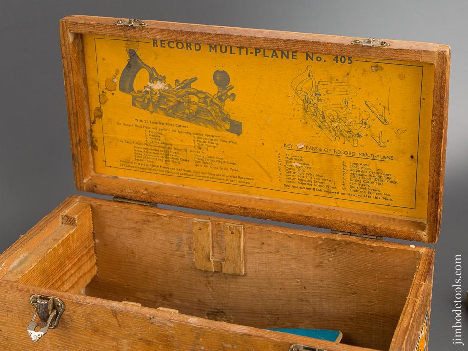 RECORD No. 405 Multi-Plane Plane 100% COMPLETE in Original Box -