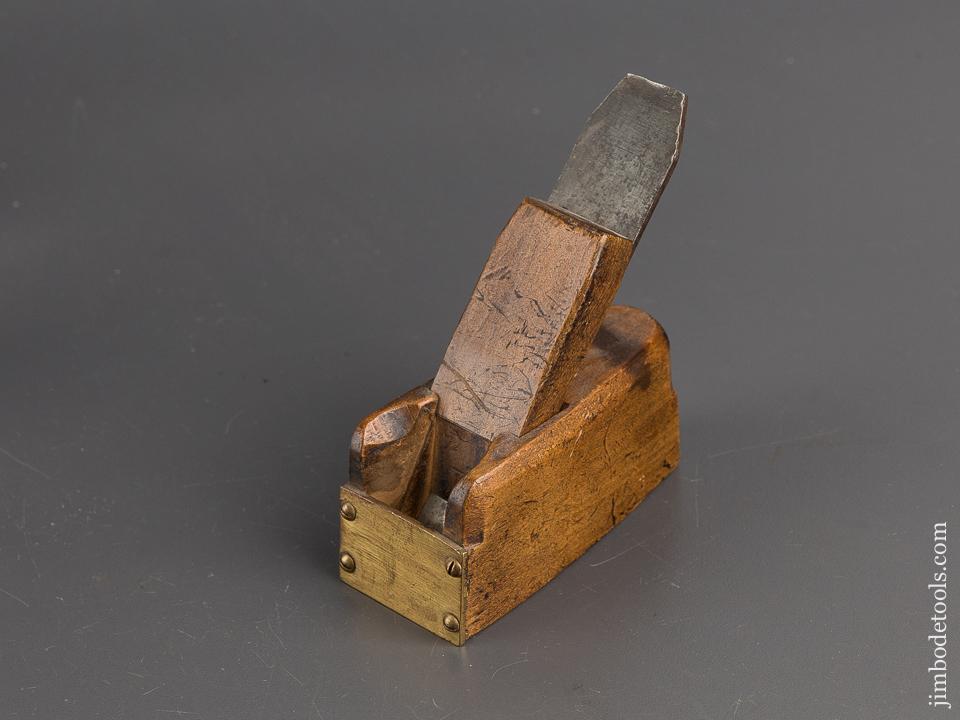Miniature 3 1/2 inch Wooden Bull Nose Smooth Plane - 81080R